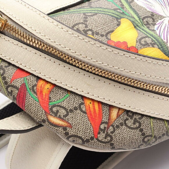 Gucci Ophidia GG Supreme Sherry Backpack Beige White Multicolor - Picture 5 of 10